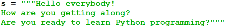 Strings in Python